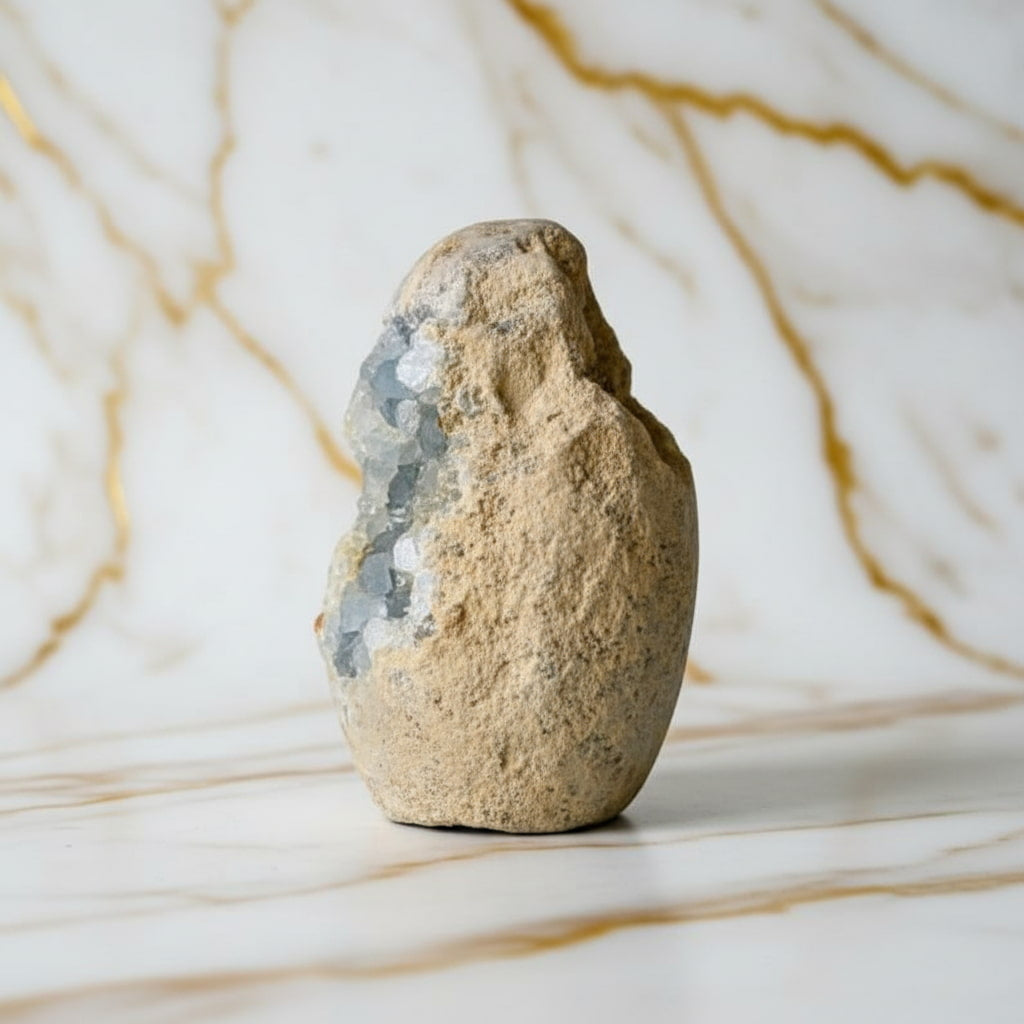 Celestit Kristallcluster - Ein Stück des Himmels CrystalScents