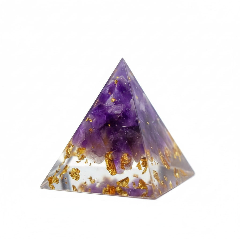Amethyst Orgonit Pyramide – Balance & Ausstrahlung