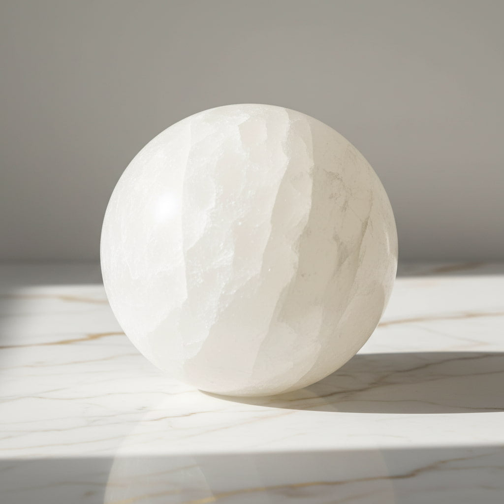 Selenit Kugel – Kristall der Klarheit
