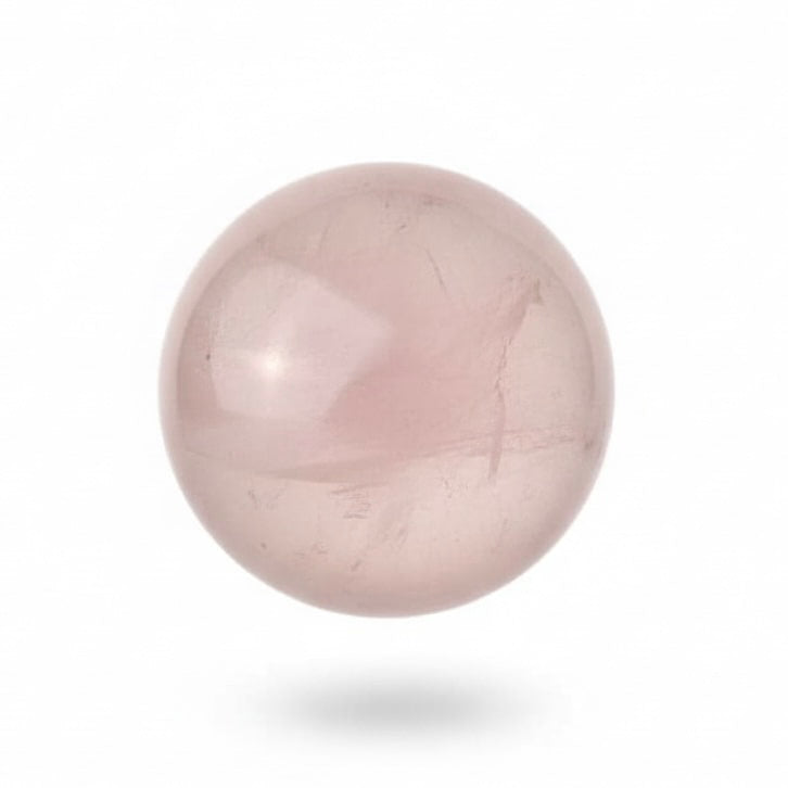 Mini Rosenquarz Kugel – Liebe & Harmonie CrystalScents