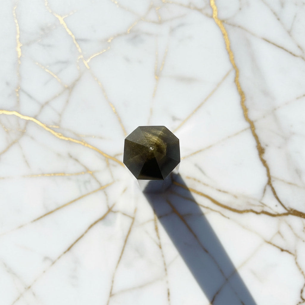 Gold Obsidian Obelisk – JETZT sichern CrystalScents