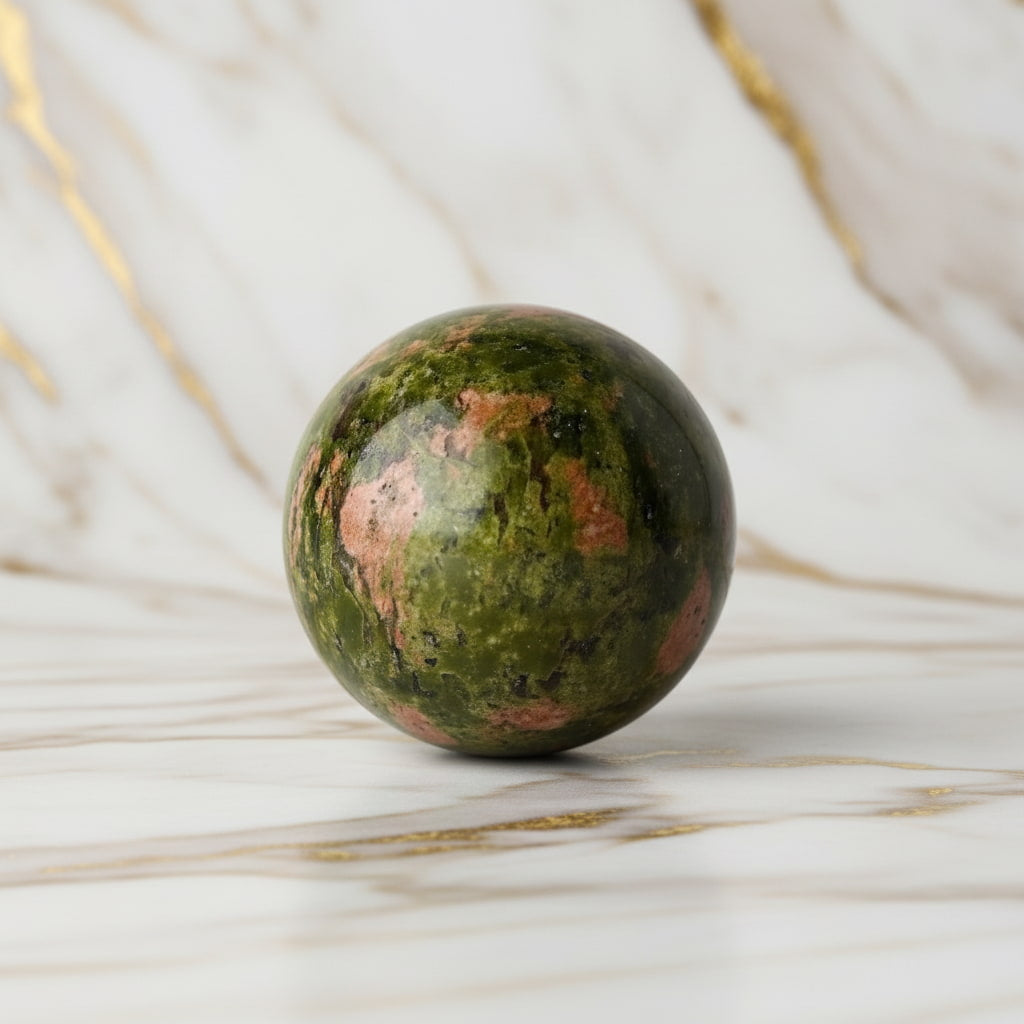 Mini Unakit Kugel – Harmonie & Wirkung CrystalScents