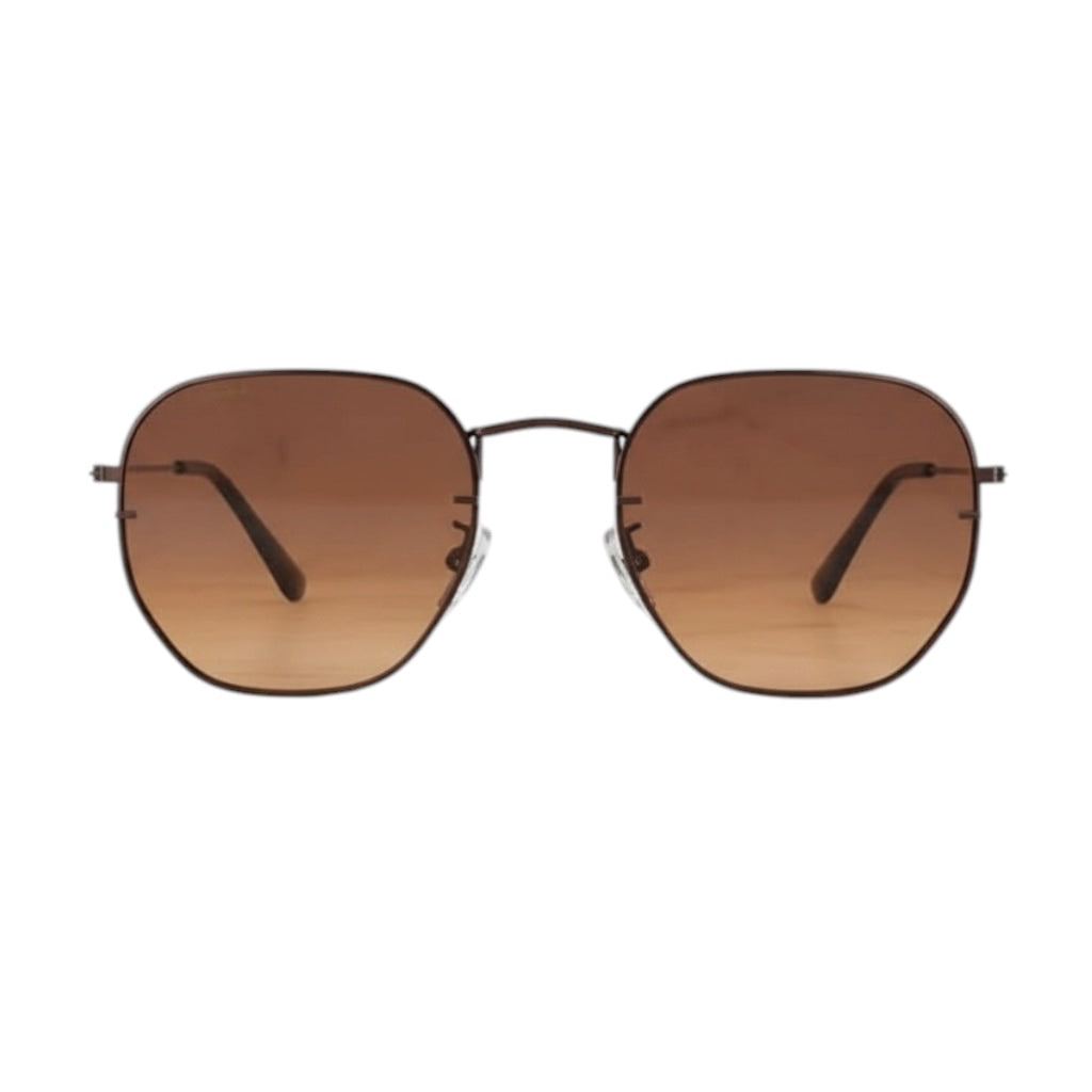 Sonnenbrille – Braun mit schwarzem Rahmen CrystalScents