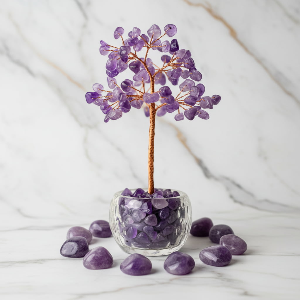 Amethyst Baum – Kristallkunst für Ruhe & Balance CrystalScents