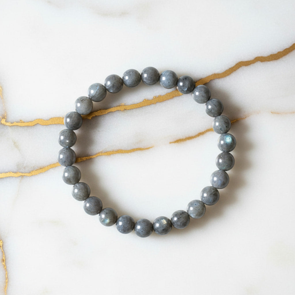 Labradorit Kugelarmband – Intuition & innere Stärke
