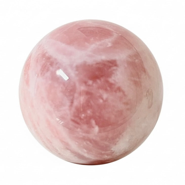 Große Rosenquarz Kugel – Liebe & Herzensenergie CrystalScents