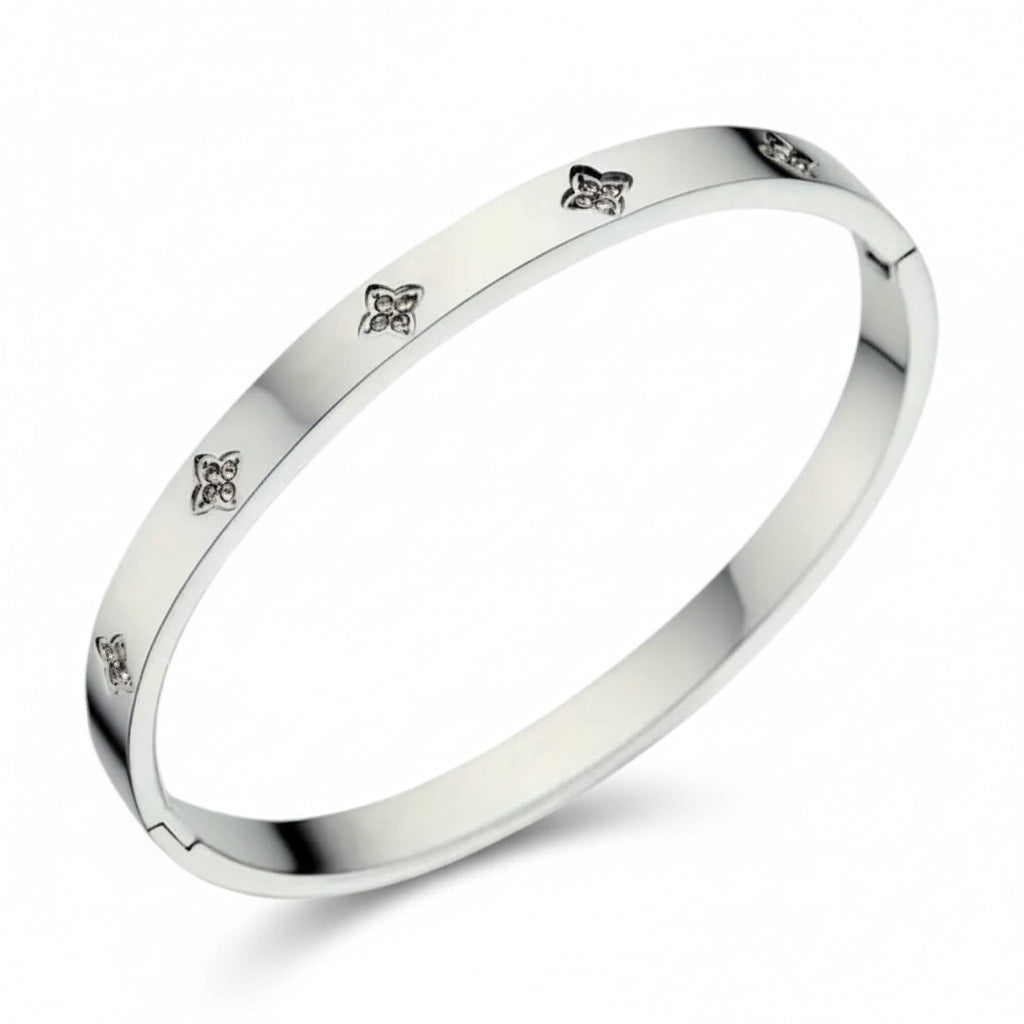 Armband - Silber mit funkelnden Blüten CrystalScents