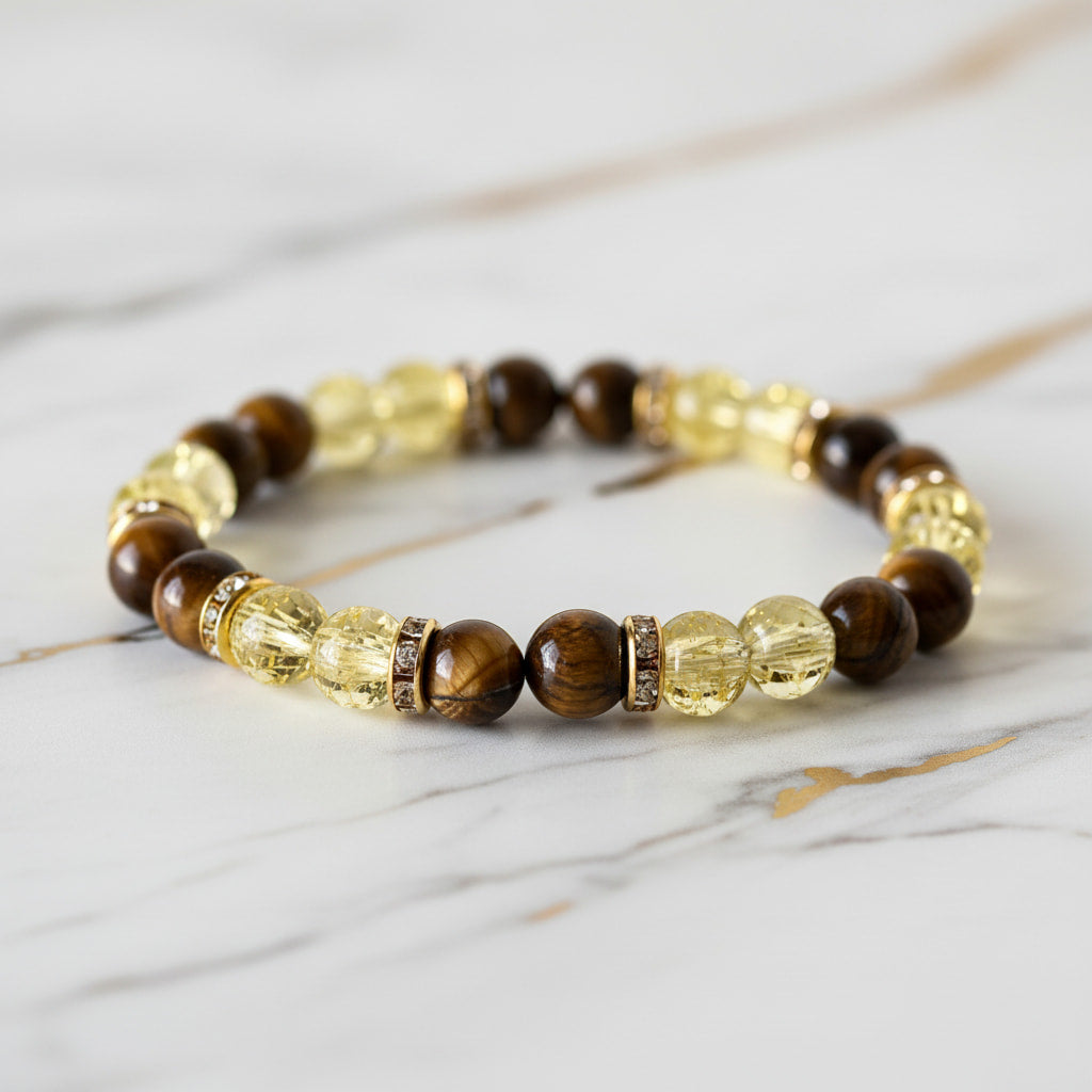 Tigerauge Armband – Accessoire für strahlende Akzente CrystalScents