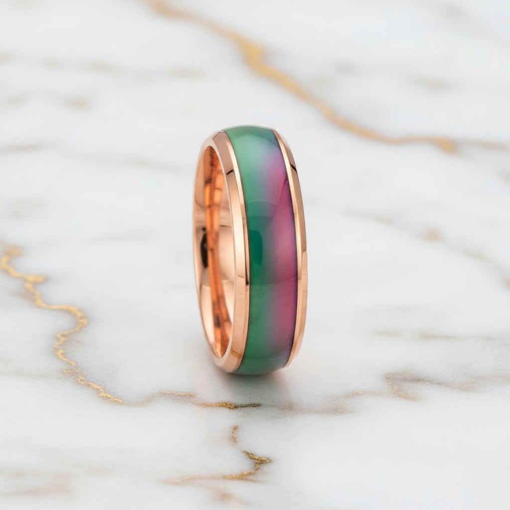 Emotionsring Roségold - Gefühle stilvoll ausdrücken CrystalScents