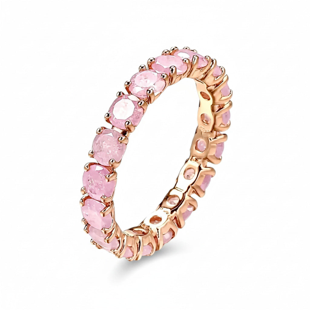 Ring Rosa – Elegantes Schmuckstück mit funkelndem Highlight