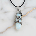 Opalit Halskette - Doppelender Drache CrystalScents