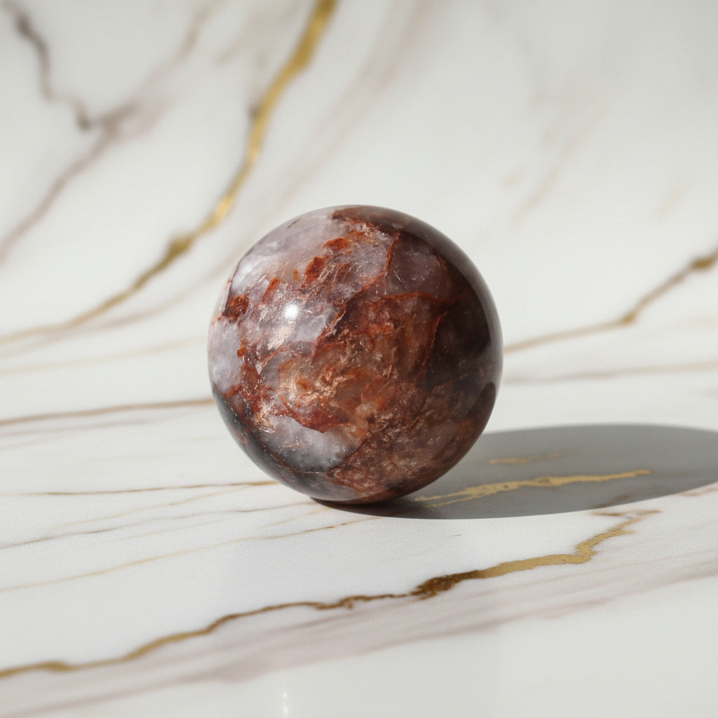 Feuerquarz Kugel – Motivation & Kraft CrystalScents