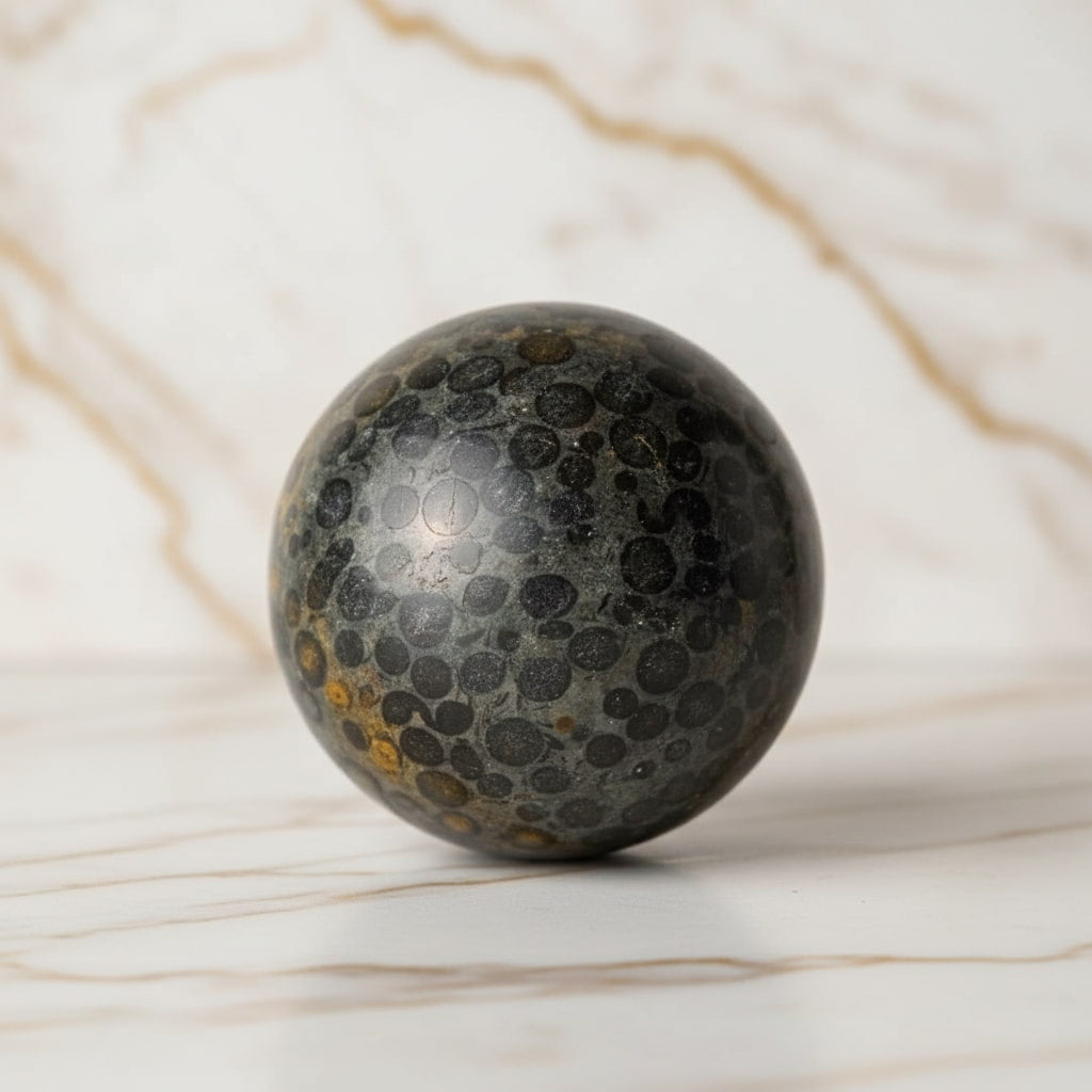 Leoparden Jaspis Kugel – Fokus & Inspiration CrystalScents