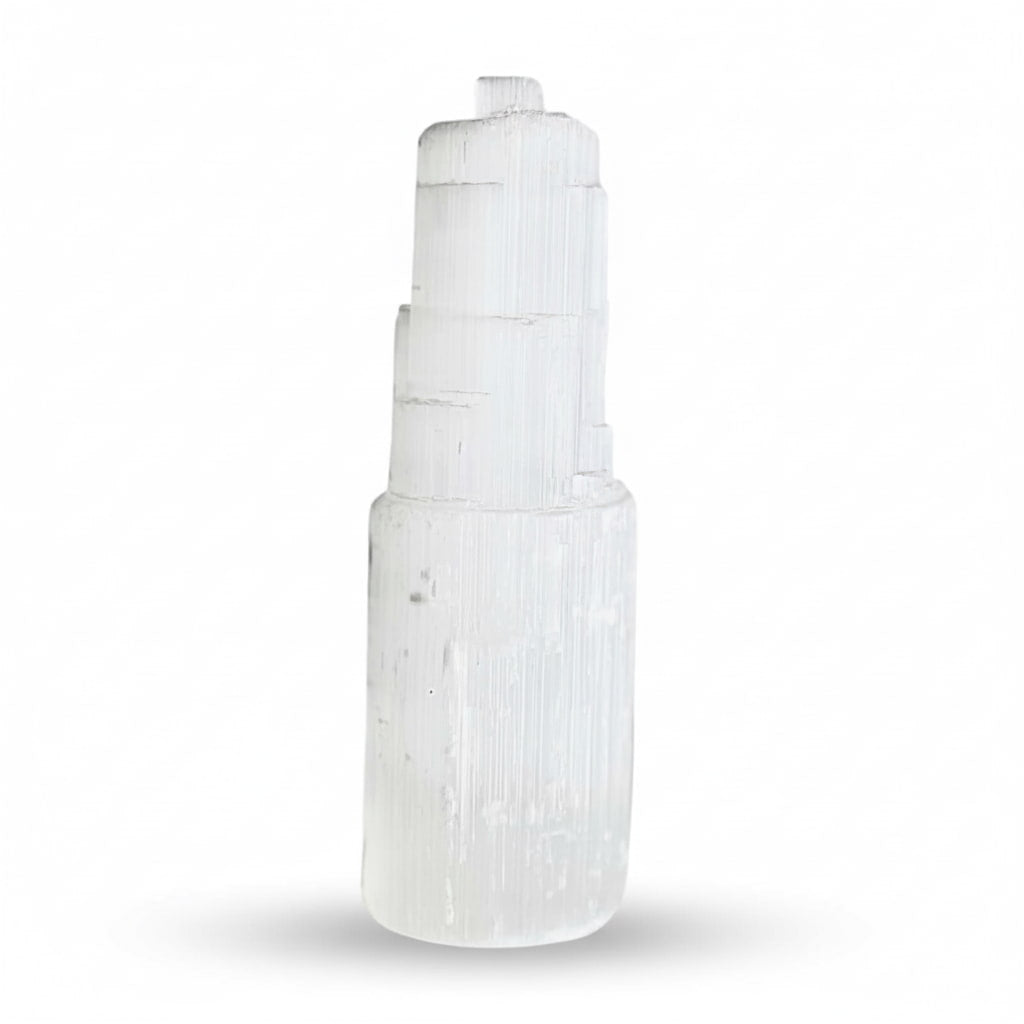 Selenit Turm – Kraftvolles Naturstück JETZT sichern CrystalScents