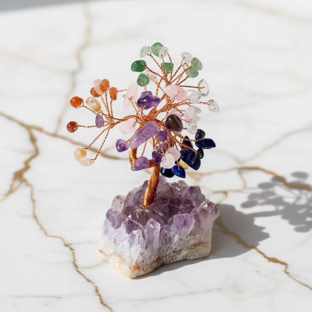 Amethystdruse – Chakra Baum fürs Zuhause