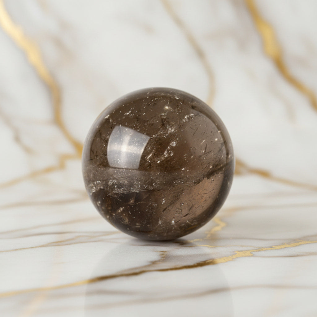 Rauchquarz Kugel – Meditation & Fokus JETZT sichern CrystalScents