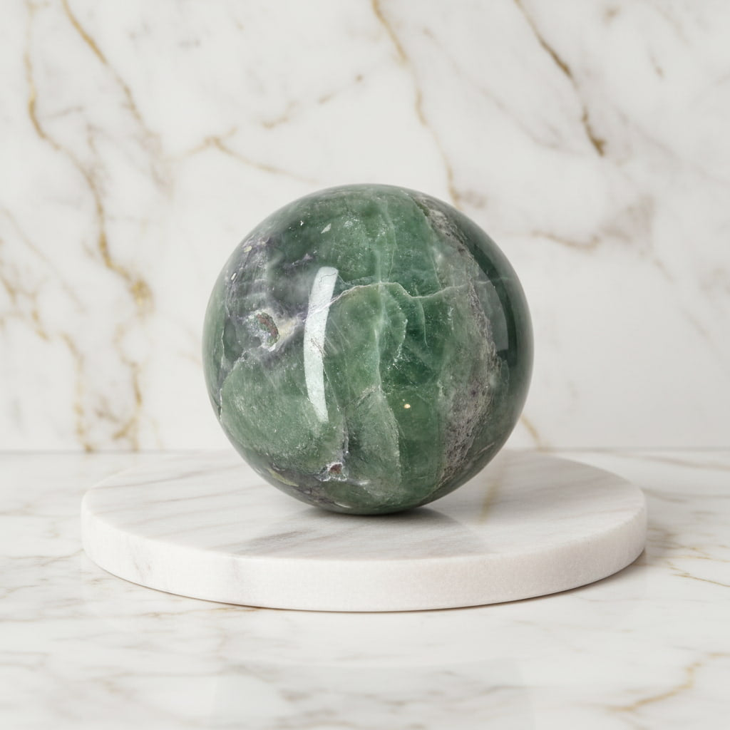 Fluorit Kugel – Freiheit & Natur