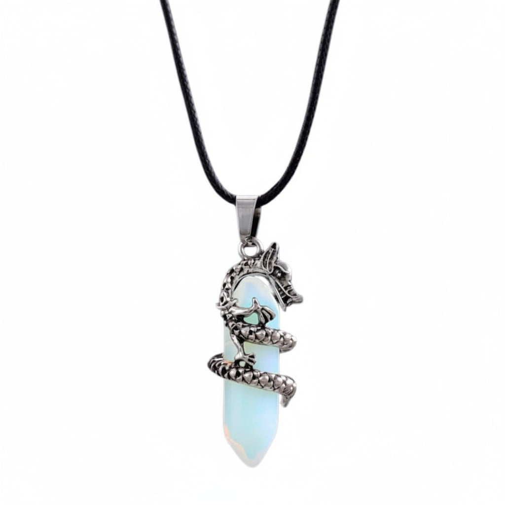 Opalit Halskette - Doppelender Drache CrystalScents
