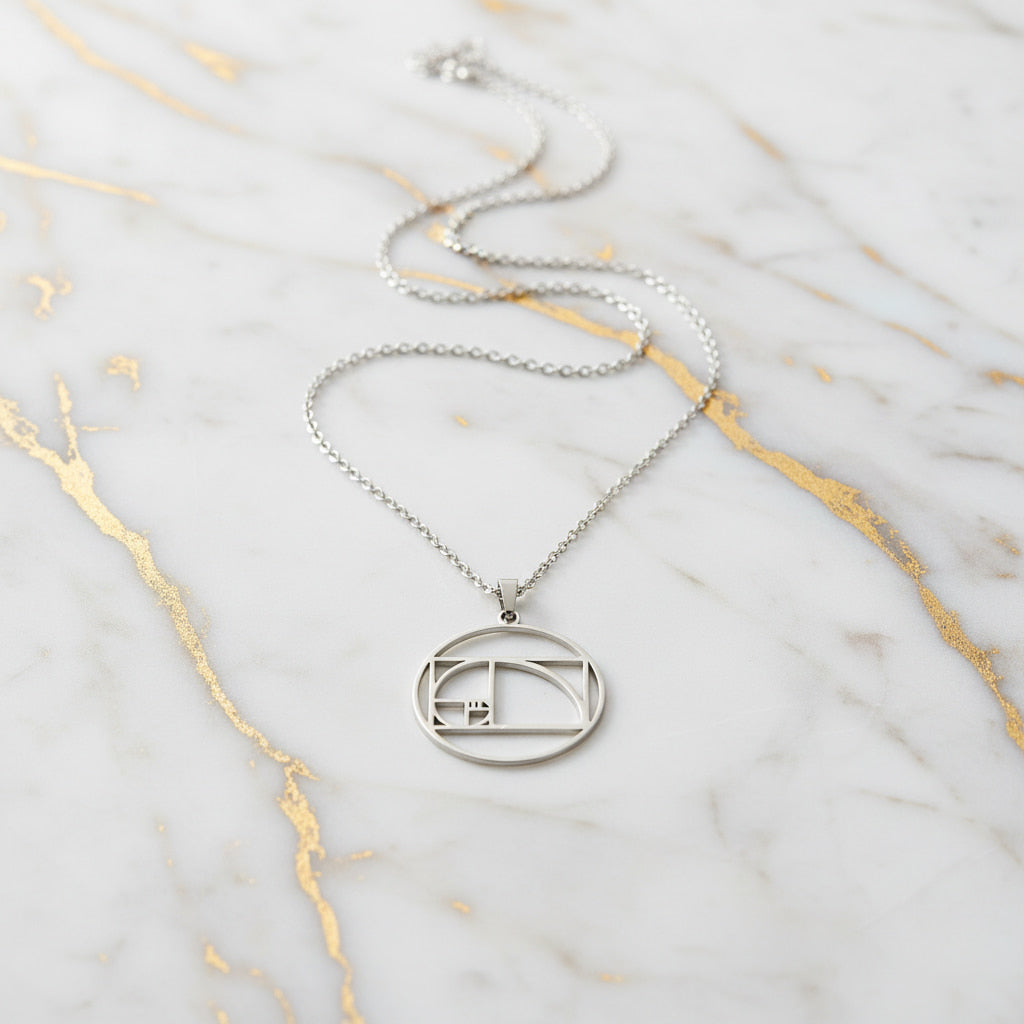 Halskette – Silber „Goldener Schnitt“ CrystalScents