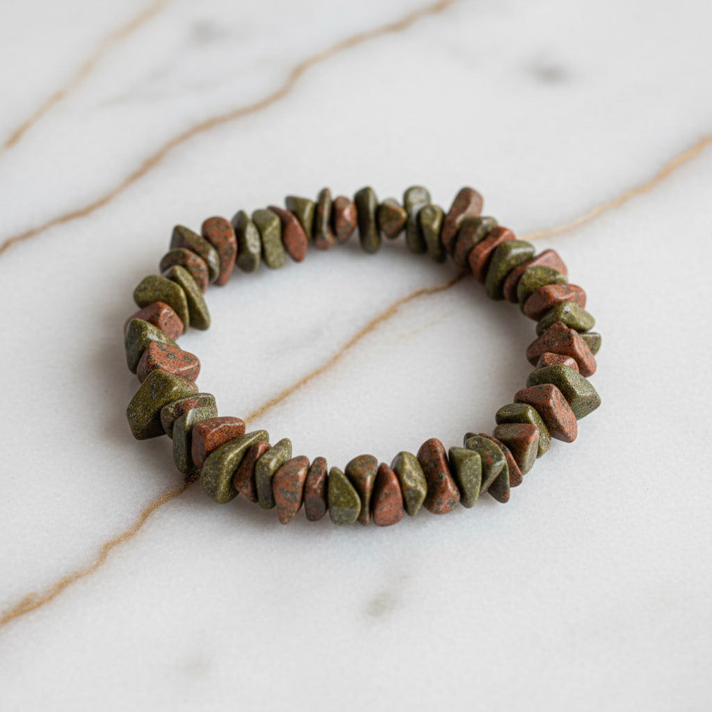 Unakit Splitterarmband - Balance & Konzentration CrystalScents