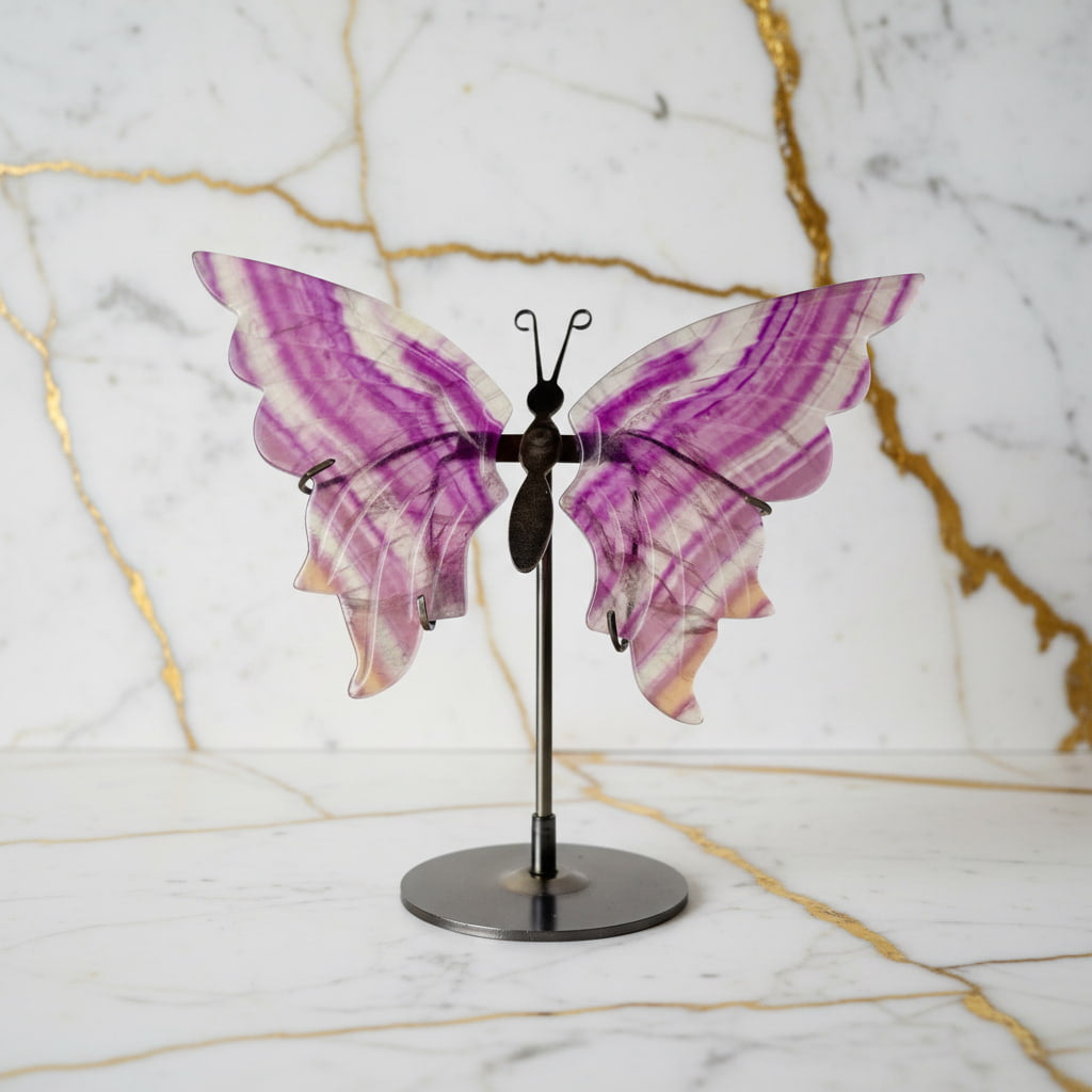 Fluorit Schmetterling - Frühlingszauber