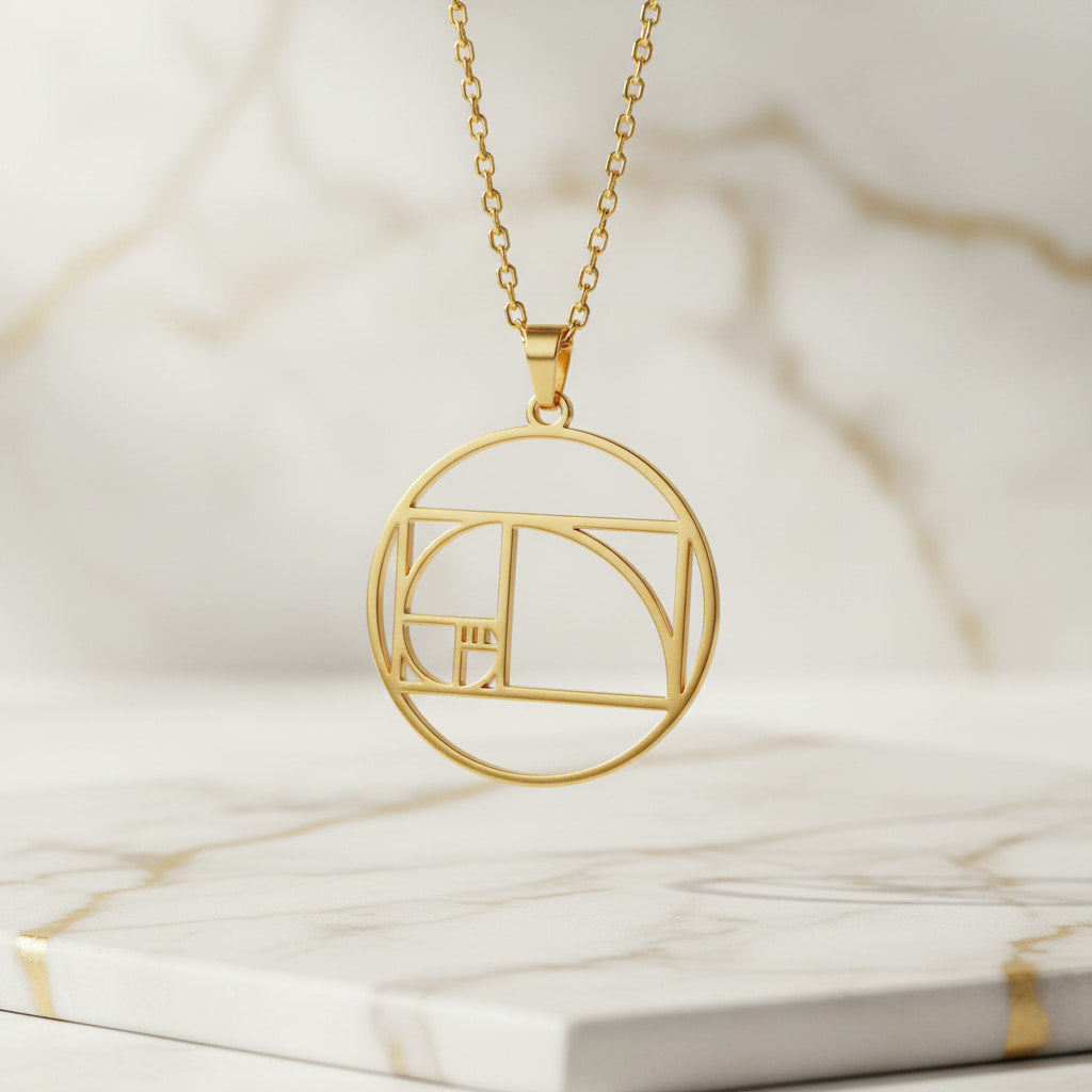 Halskette „Goldener Schnitt“ – harmonisches Schmuckstück CrystalScents