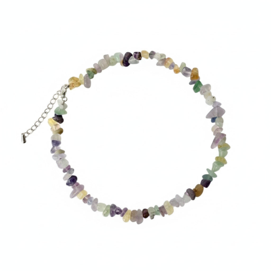 Fluorit Splitterhalskette - Fokus & Inspiration CrystalScents