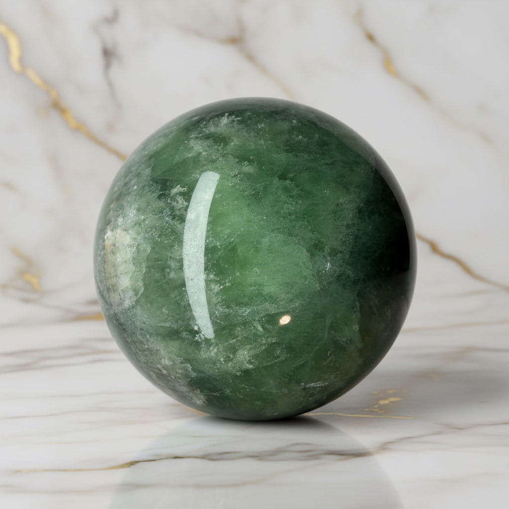 Fluorit Kugel – Balance & Erdung