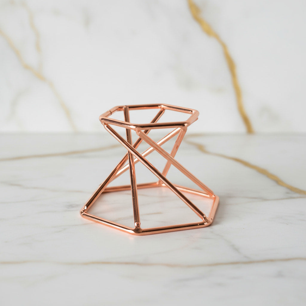 Kugelhalter roségold 2 in 1 – Dekorativ & Multifunktional CrystalScents