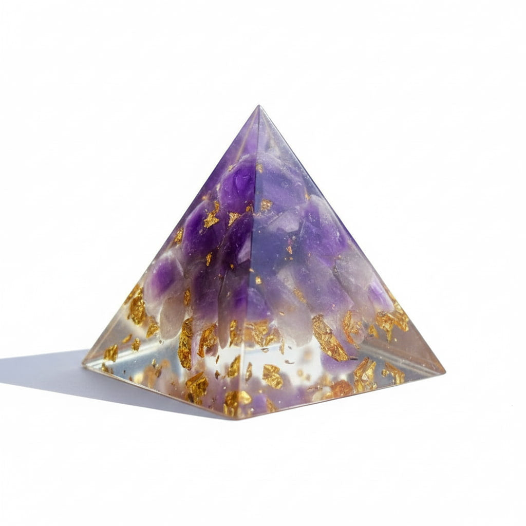 Amethyst Orgonit Pyramide – Balance & Ausstrahlung