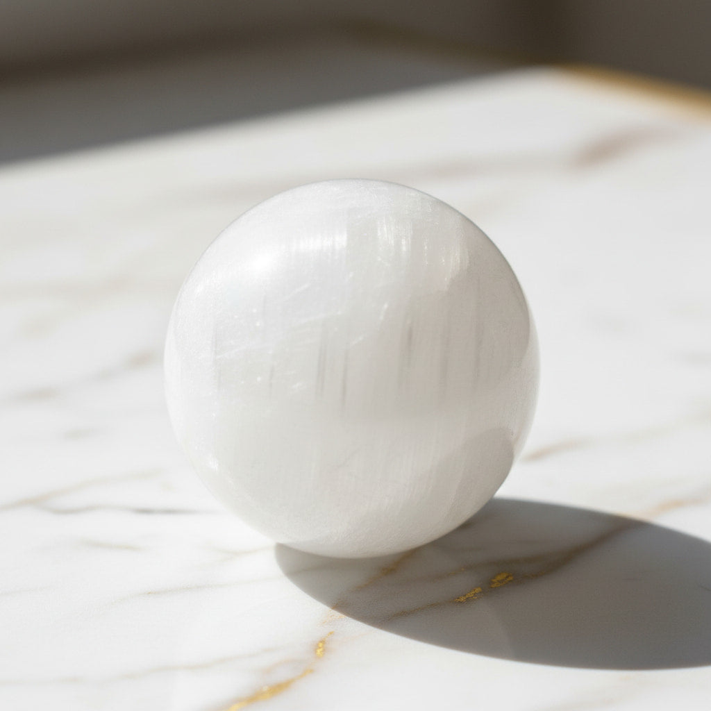 Selenit Kugel – Reinigung & Wirkung