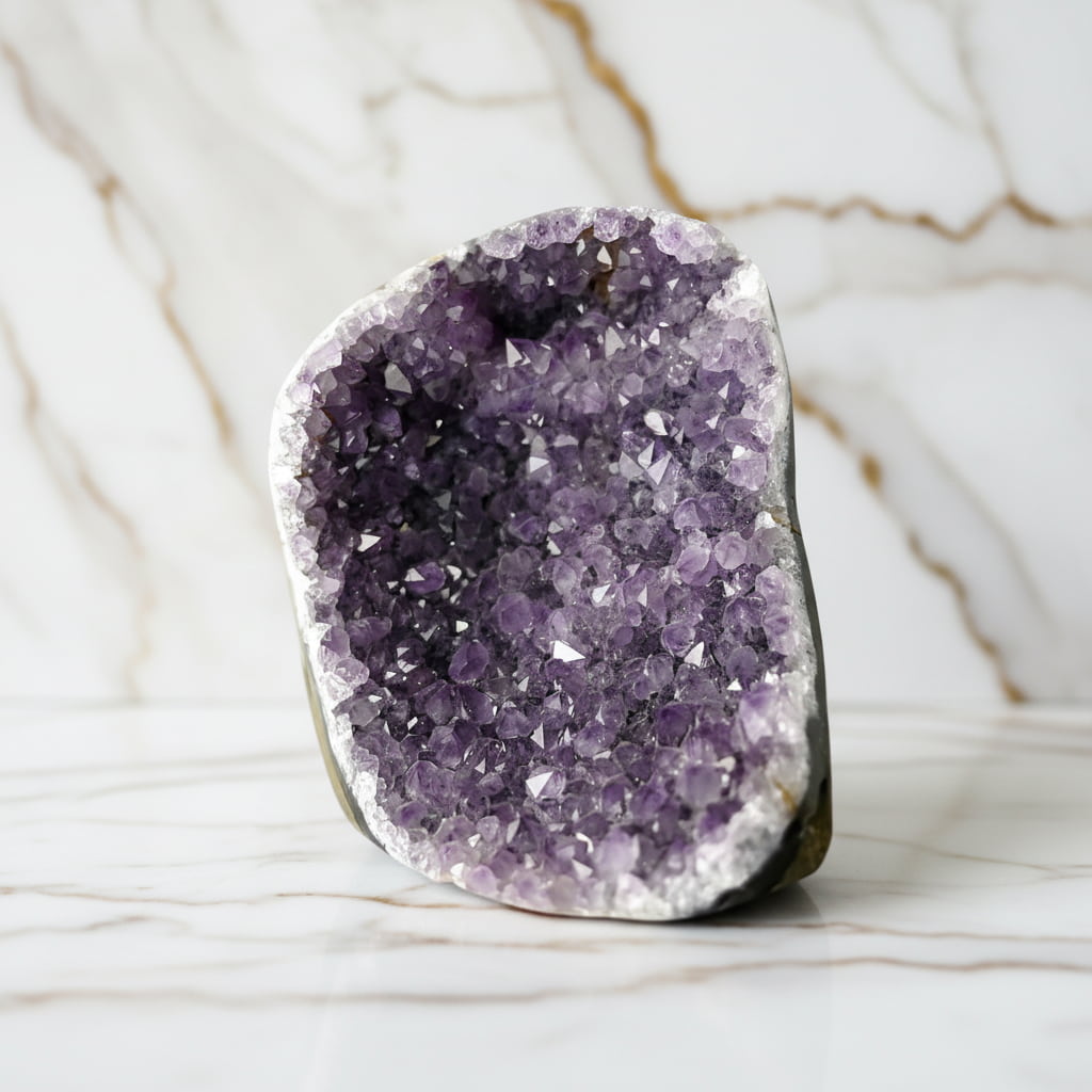 Amethystdruse – Funkelnde Spitzen für Lebendige Energie CrystalScents