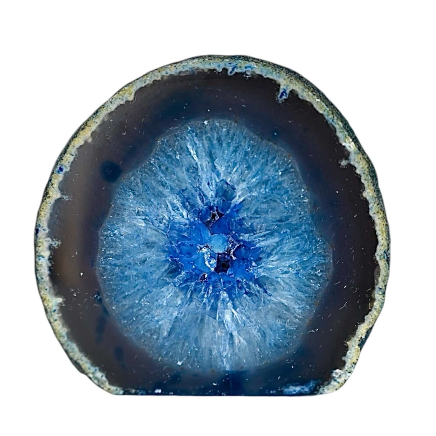 Blauer Achat – Natürliches Wohnhighlight in sattem Blau für Harmonie und Ausgleich