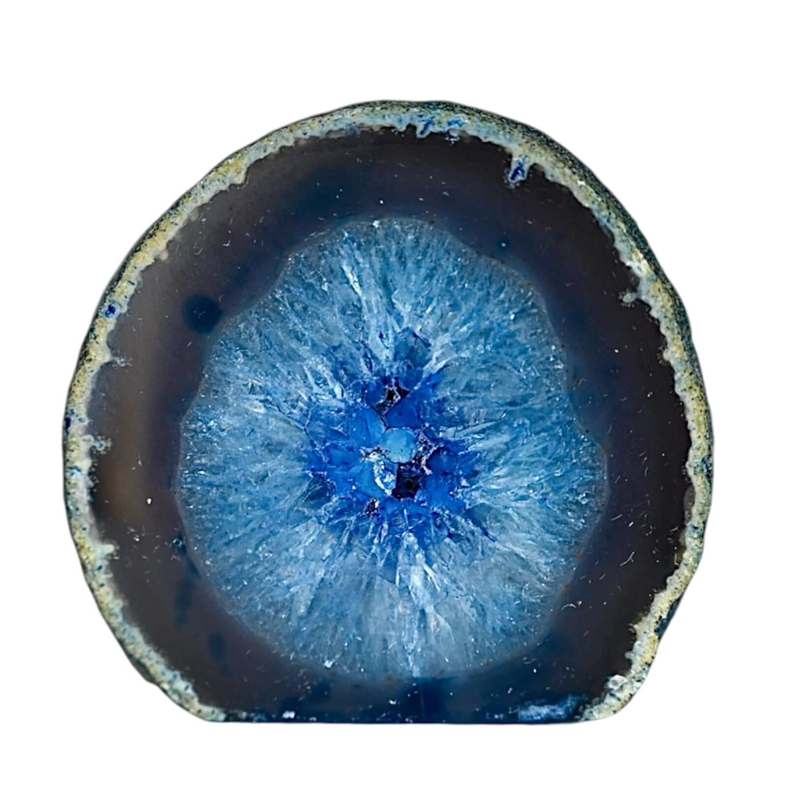 Blauer Achat – Natürliches Wohnhighlight in sattem Blau für Harmonie und Ausgleich