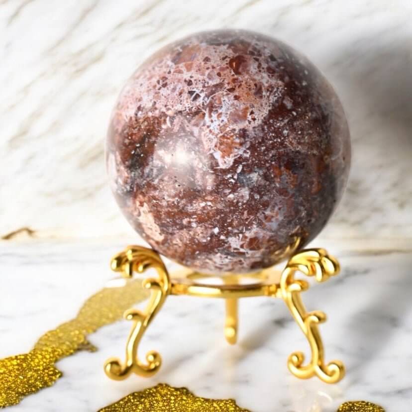 Achat Kugel – Einzigartige Muster