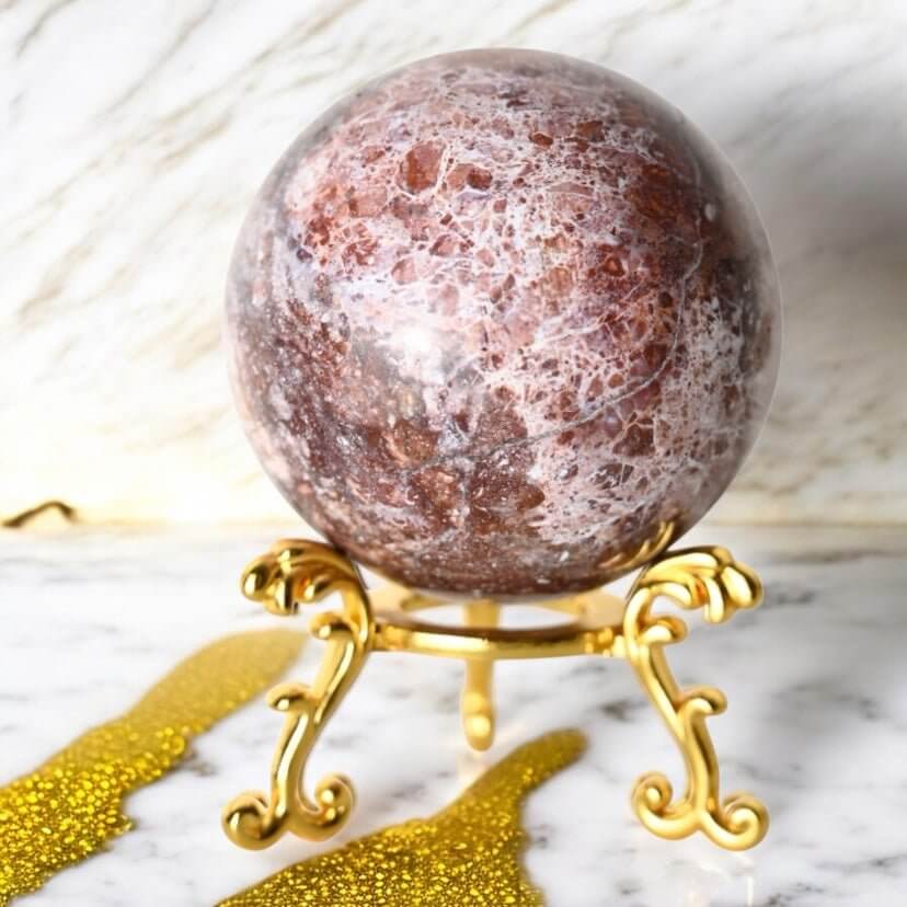 Achat Kugel – Einzigartige Muster