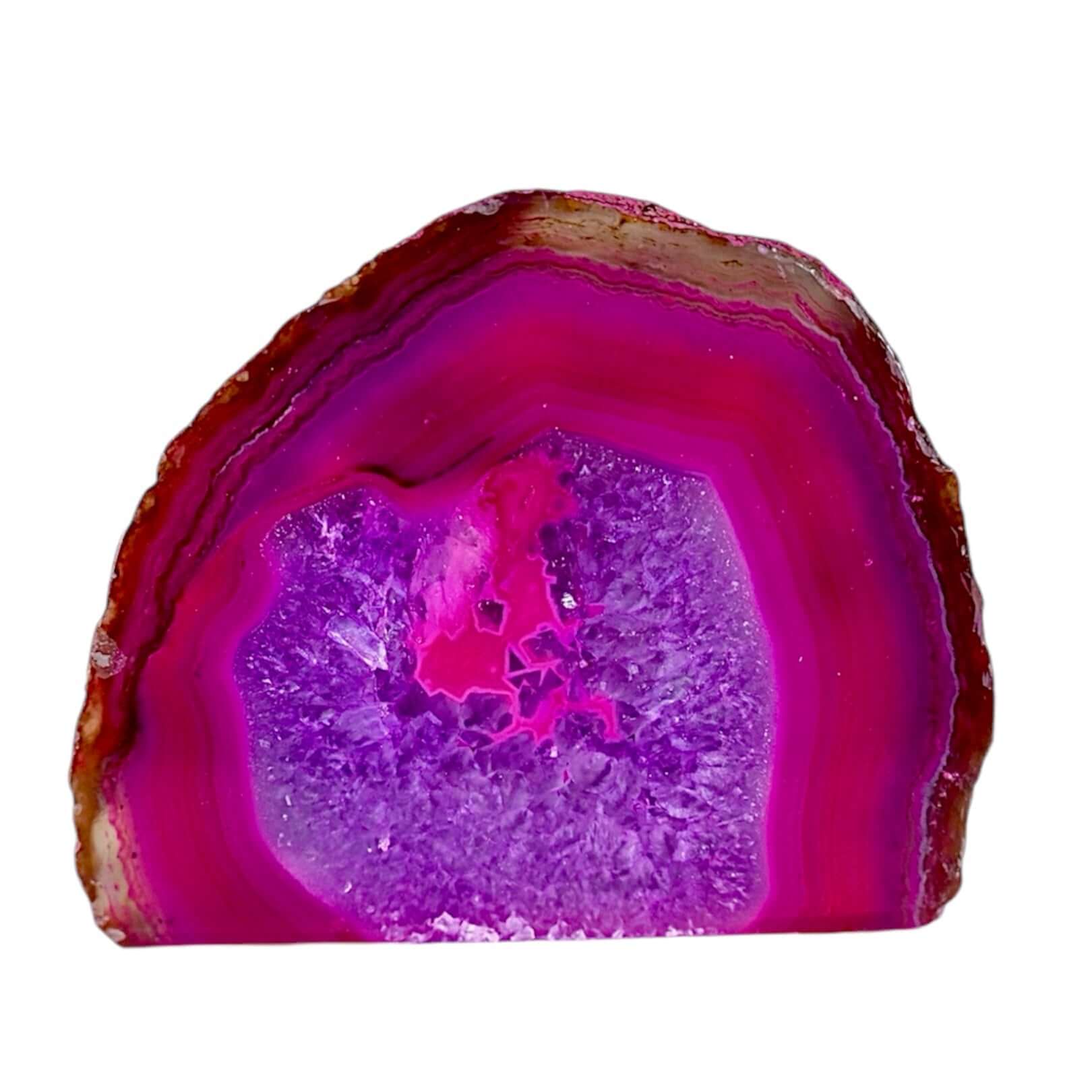Pinker Achat – Strahlendes Dekorationsobjekt mit intensiver Farbwirkung