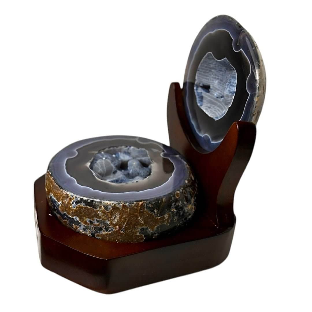 Große Achat Truhe auf dekorativer Basis – Stilvolles Wohnhighlight