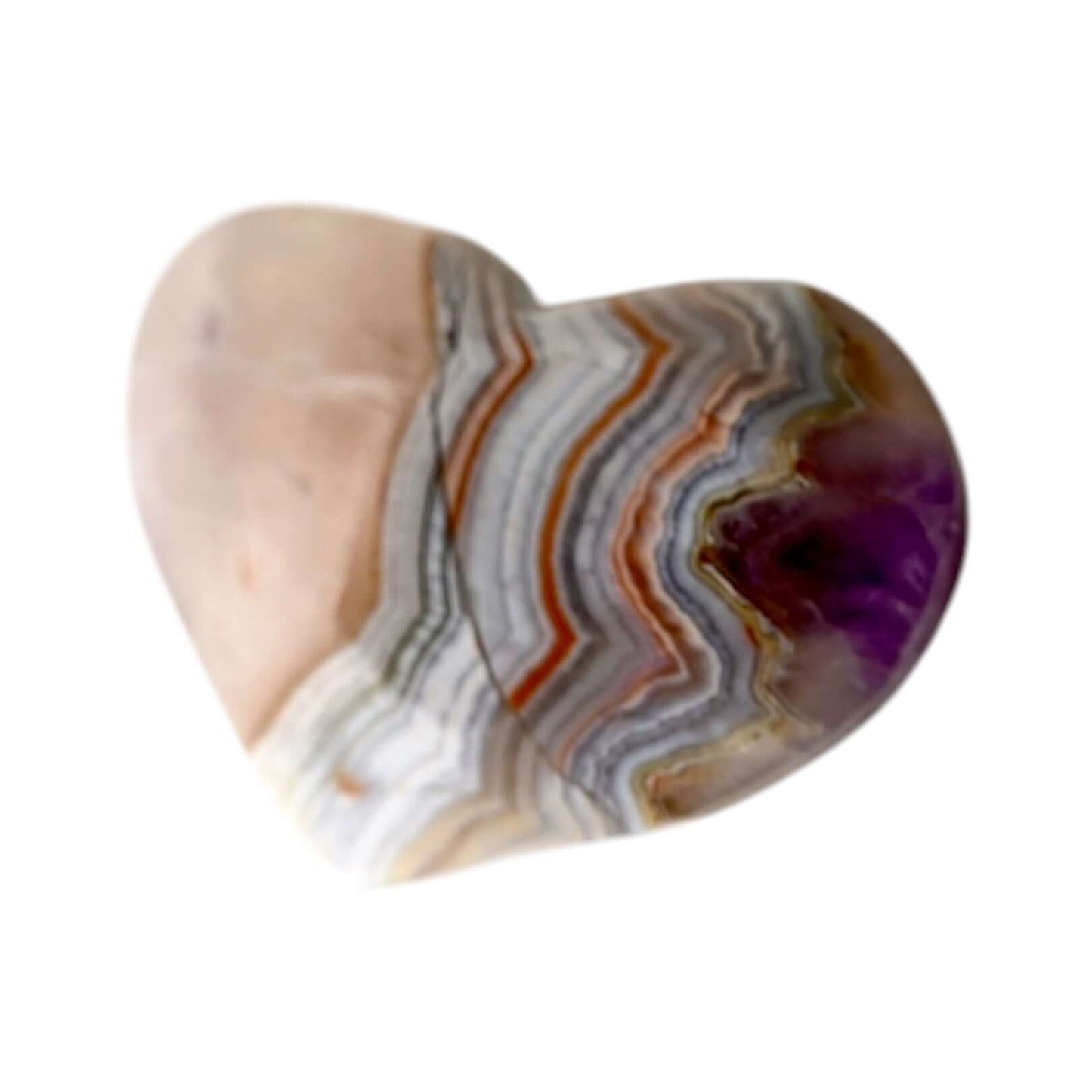 Amethyst-Achat-Herz – Zarter Glücksbringer voller positiver Energie