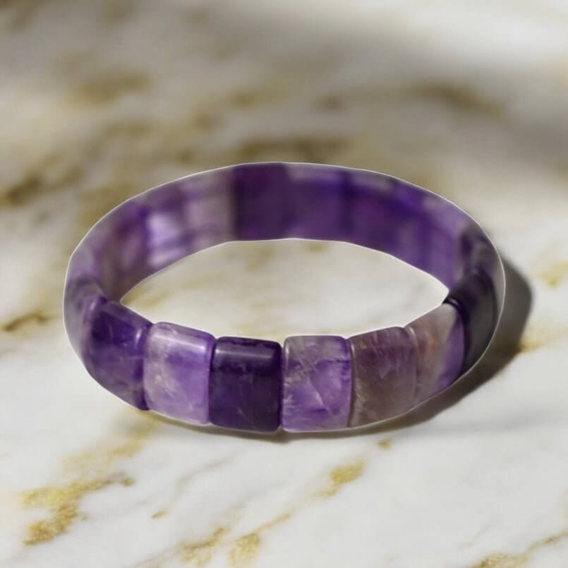 Rundes Amethyst Armband – Elegantes Statement-Schmuckstück für Stil und Harmonie