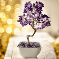 Amethyst Baum in Keramiktopf – Kristallkunst für Harmonie