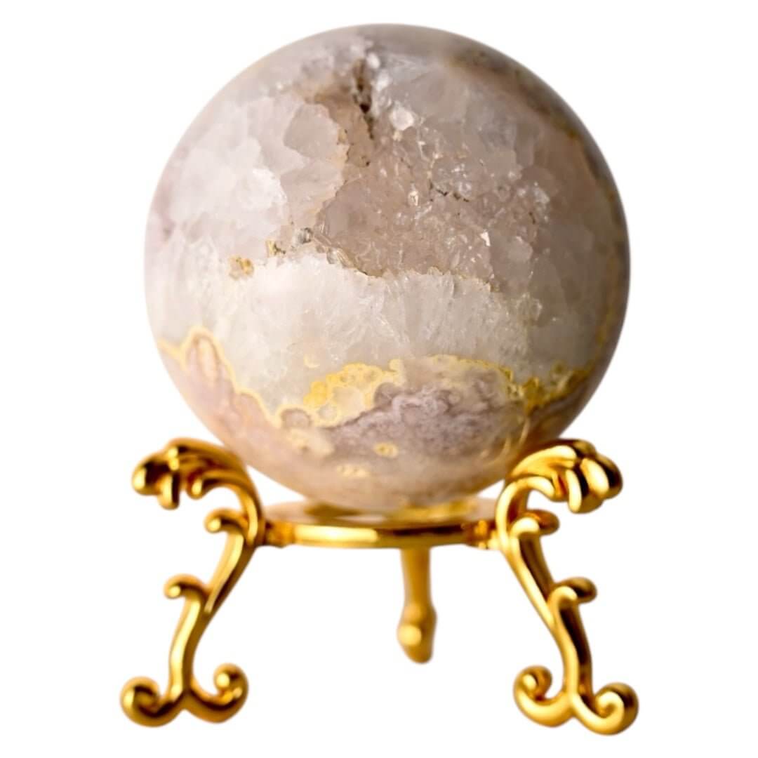 Druzy Rosa Amethyst Kugel - zauberhafter Glitzertraum