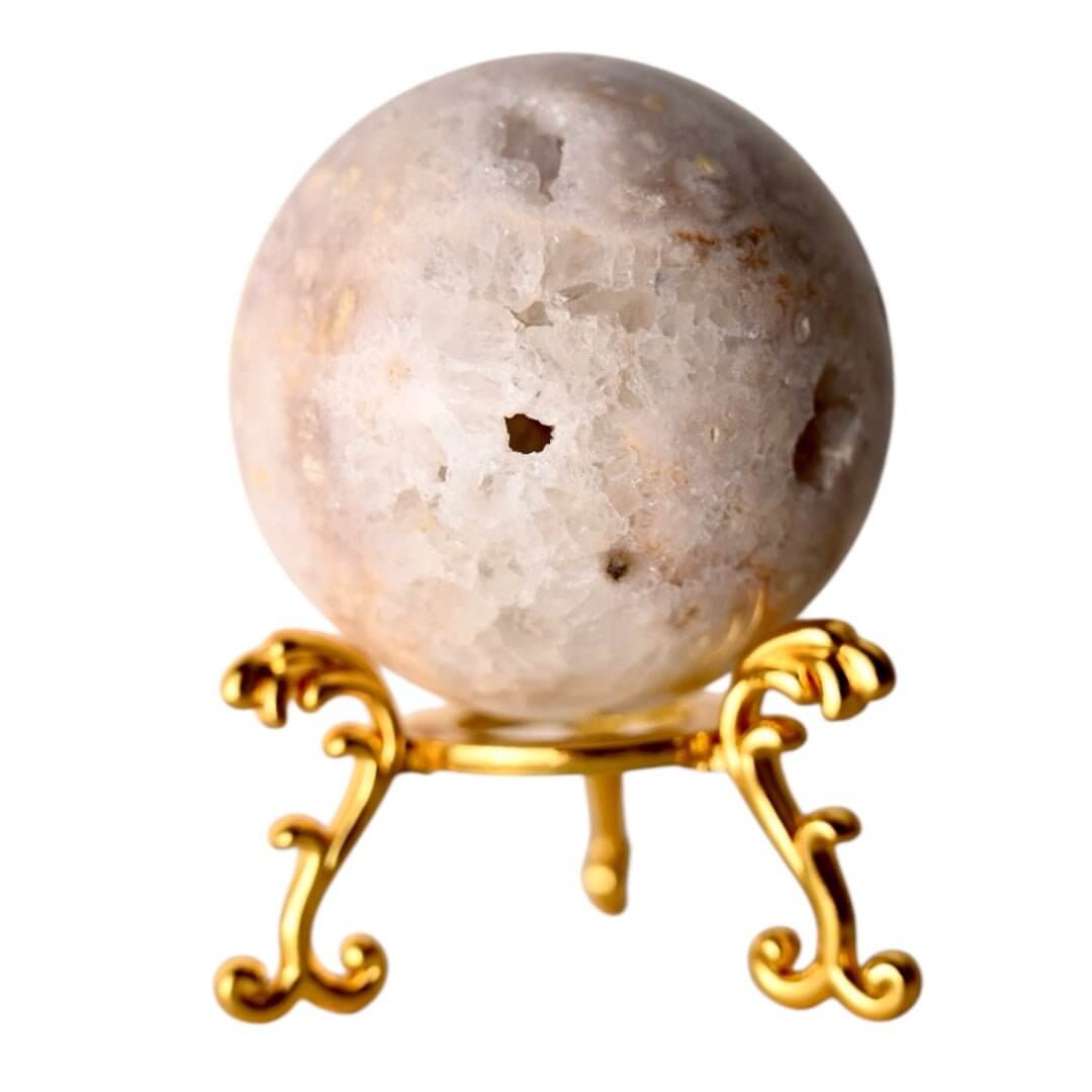 Druzy Rosa Amethyst Kugel - zauberhafter Glitzertraum