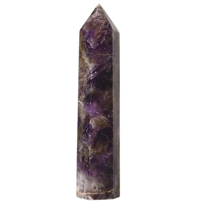 Amethyst Obelisk – Elegantes Edelsteinobjekt für Meditation und Raumwirkung