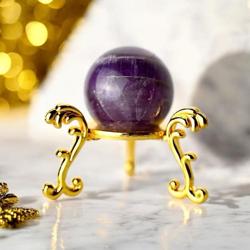 Mini Amethyst Kugel – Elegantes Kristallstück für Harmonie und zeitlose Schönheit