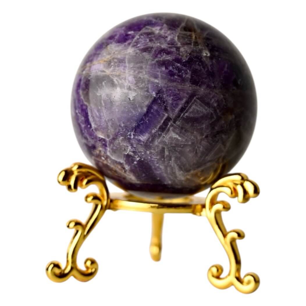 Amethyst Kugel – Natürliches Kristallobjekt für positive Energie