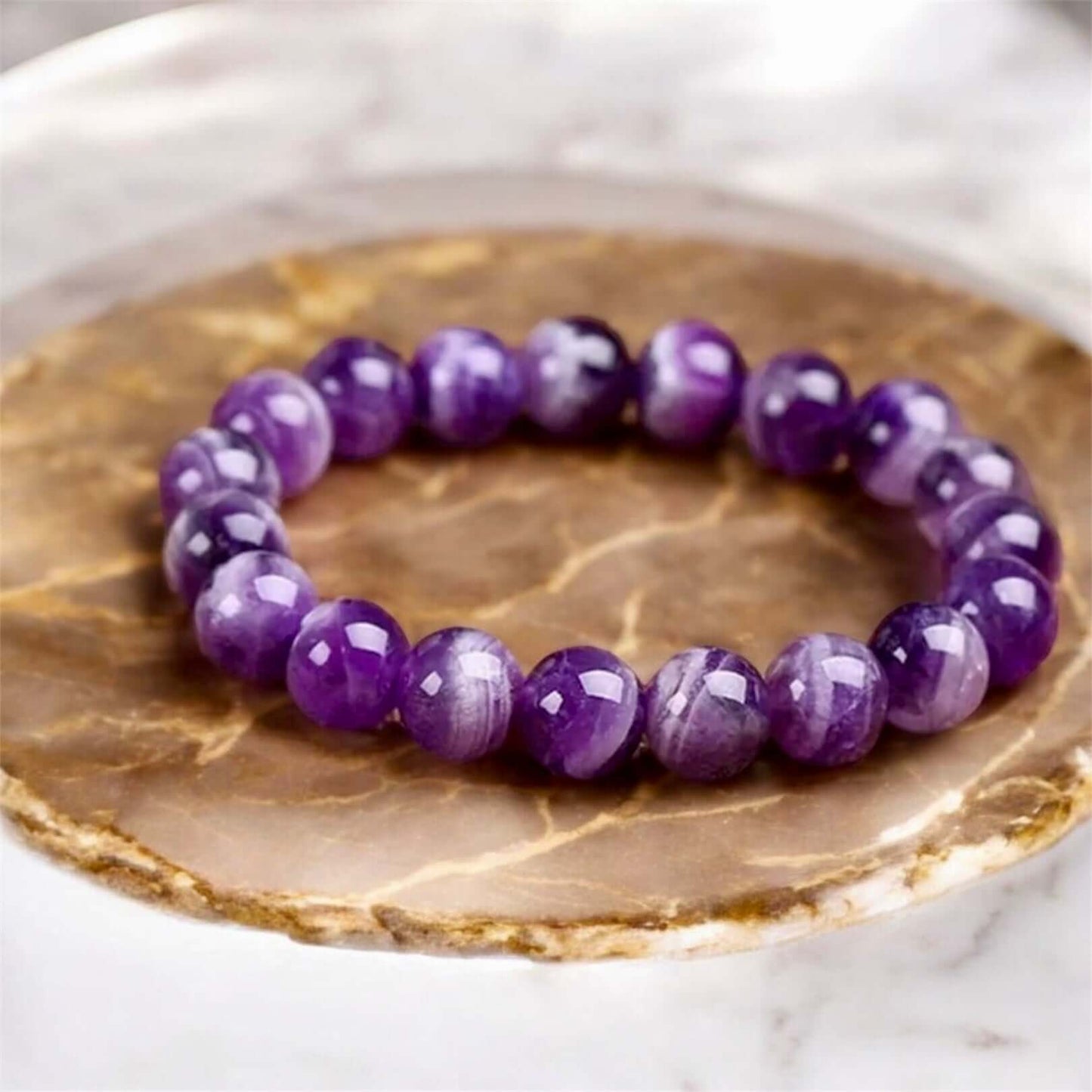 Amethyst Kugelarmband – Stilvolles Schmuckstück mit natürlicher Energie