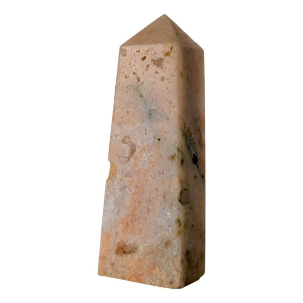 Rosa Amethyst Obelisk - sanft & einzigartig