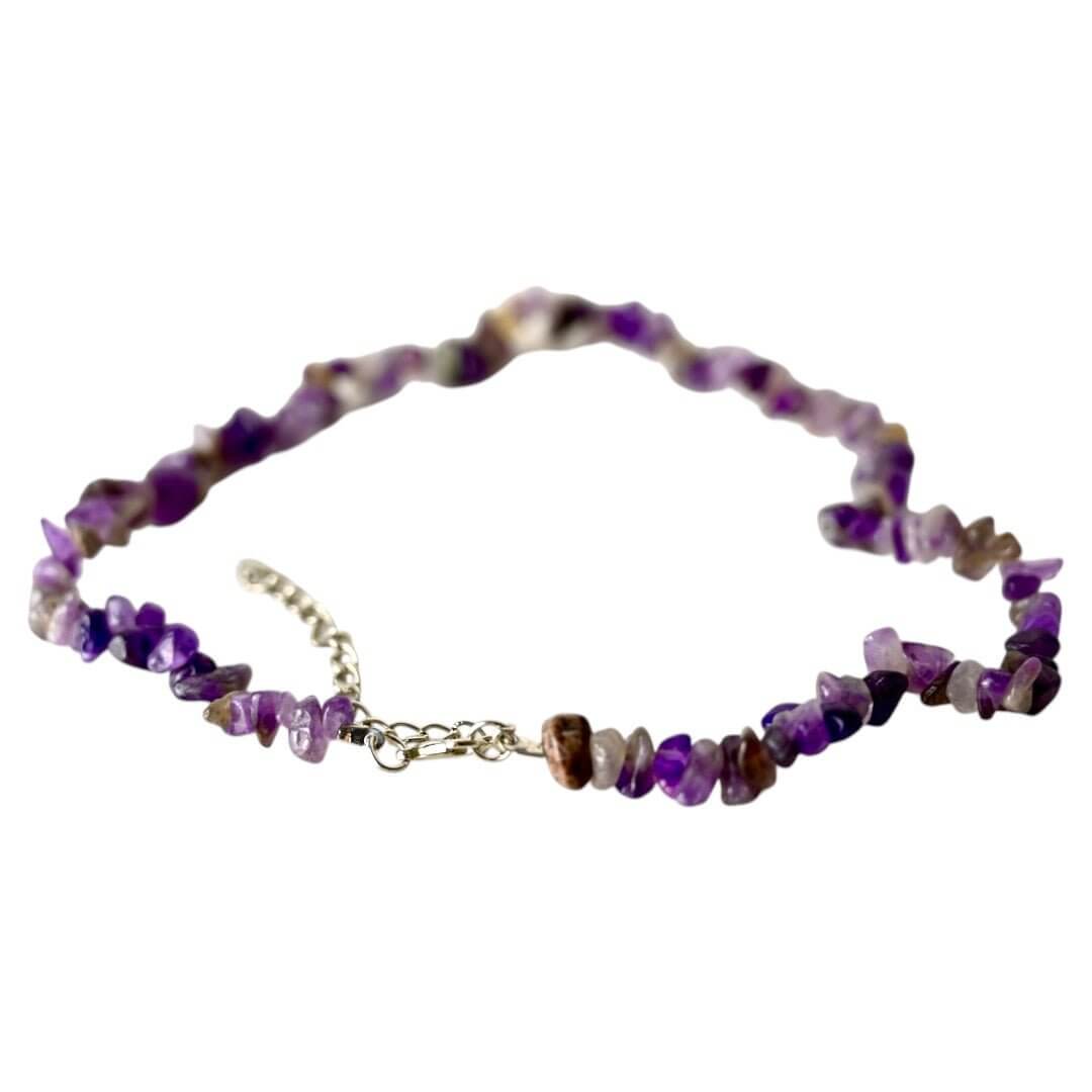 Splitter-Halskette aus Amethyst – Ausdrucksstarkes Schmuckstück für Harmonie und Ruhe