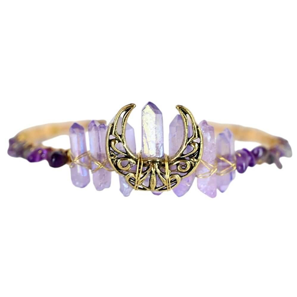 Wunderschöne Tiara aus Amethyst – Ausdrucksstarkes Edelstein-Highlight für besondere Anlässe